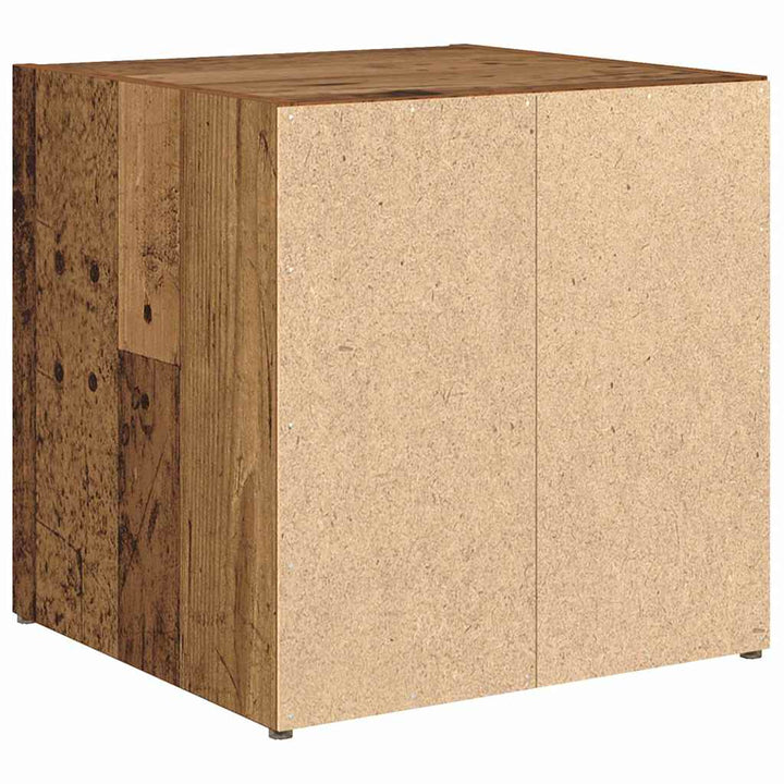 TV-møbelsæt 4 pcs Gammelt træ 37 x 35 x 37,5 cm Konstrueret træ