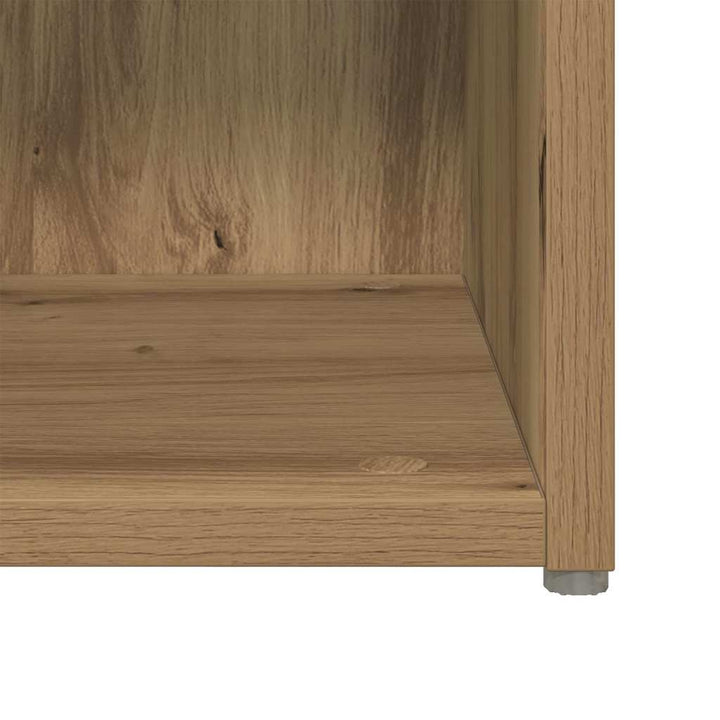 TV-møbelsæt 2 pcs Artisan Egetræ Konstrueret træ