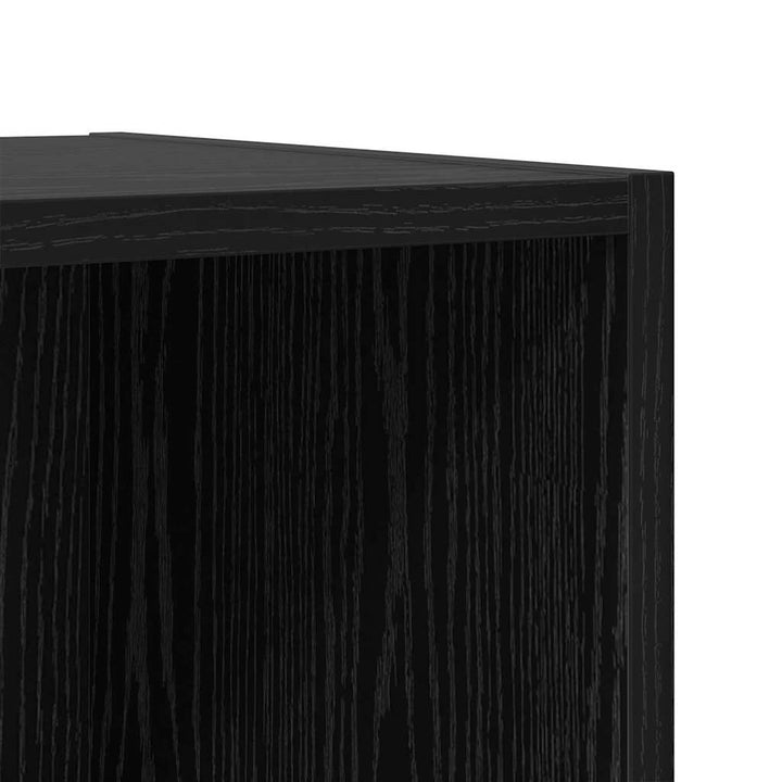 TV-møbelsæt 2 pcs 37 x 35 x 37,5 cm Sort Konstrueret træ