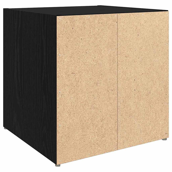 TV-møbelsæt 2 pcs 37 x 35 x 37,5 cm Sort Konstrueret træ