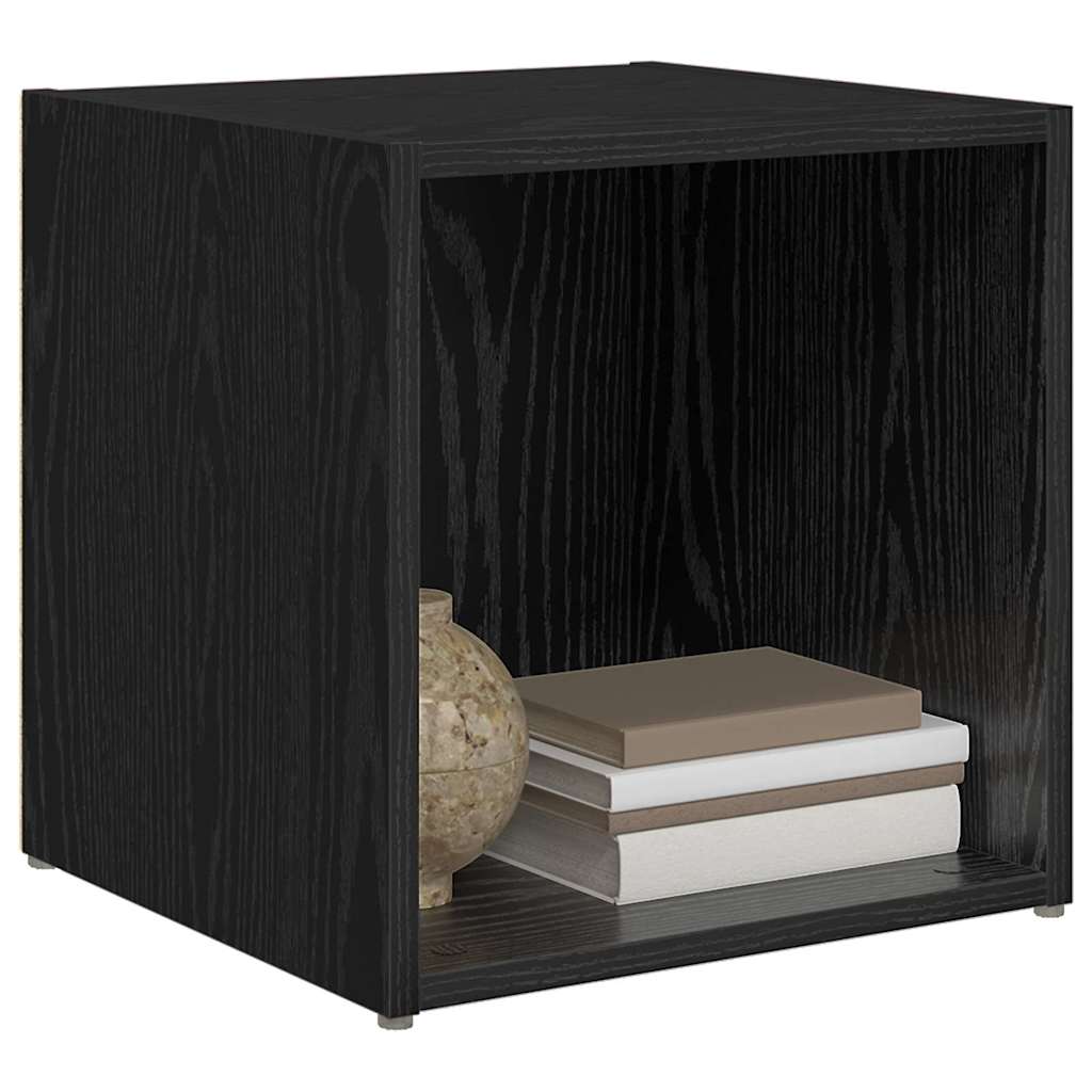 TV-møbelsæt 2 pcs 37 x 35 x 37,5 cm Sort Konstrueret træ