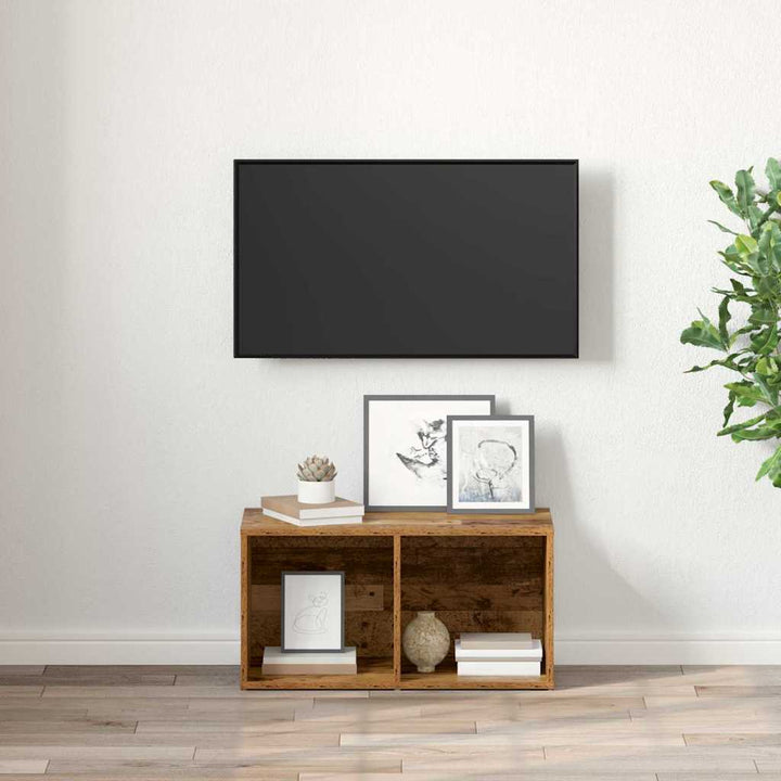 TV-møbelsæt Vægmonteret Brun 72 x 35 x 37 cm Konstrueret træ