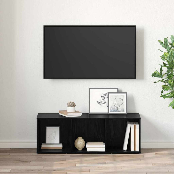 TV-møbelsæt Vægmonteret Sort 72 x 35 x 37 cm Konstrueret træ