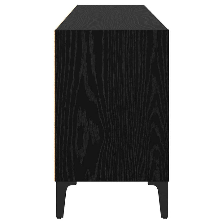 TV-møbelsæt Vægmonteret Sort 103,5 x 30 x 50 cm Konstrueret træ