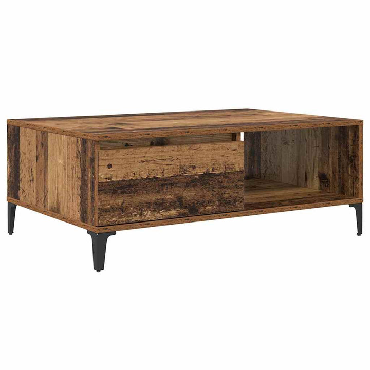 Sofabord Gammelt træ 90 x 60 x 35 cm Konstrueret træ