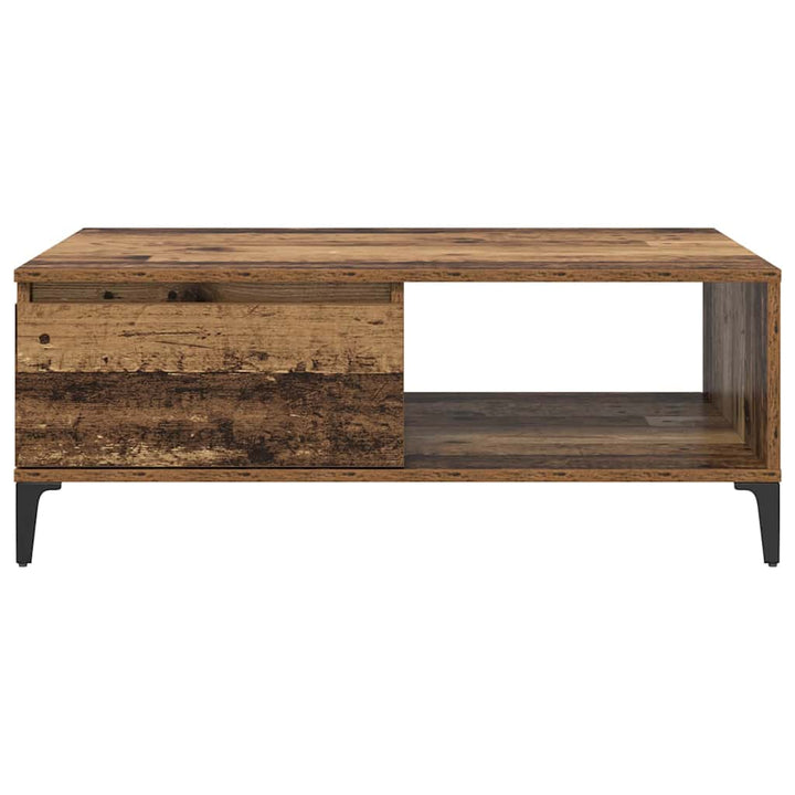 Sofabord Gammelt træ 90 x 60 x 35 cm Konstrueret træ