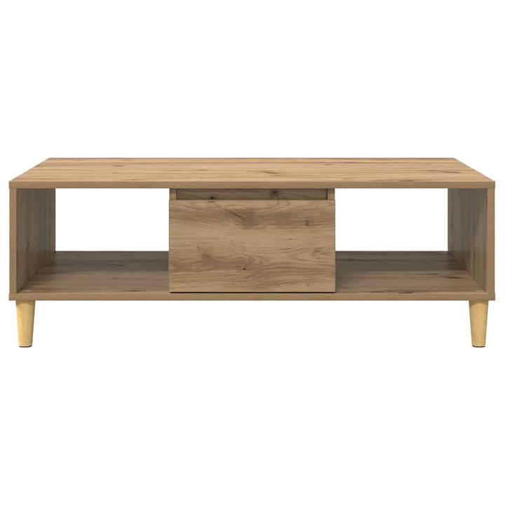 Sofabord Artisan Egetræ 102 x 55 x 35 cm Konstrueret træ