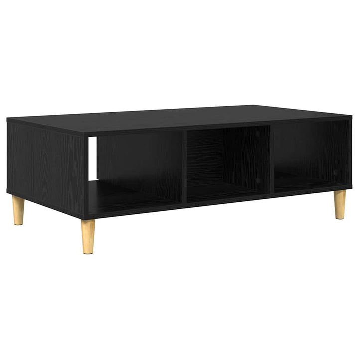 Sofabord Sort eg 102 x 55 x 35 cm Konstrueret træ