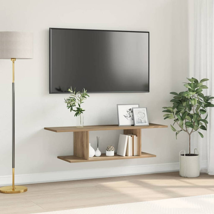 TV-møbelsæt 102 x 35 x 35 cm Artisan Egetræ Konstrueret træ