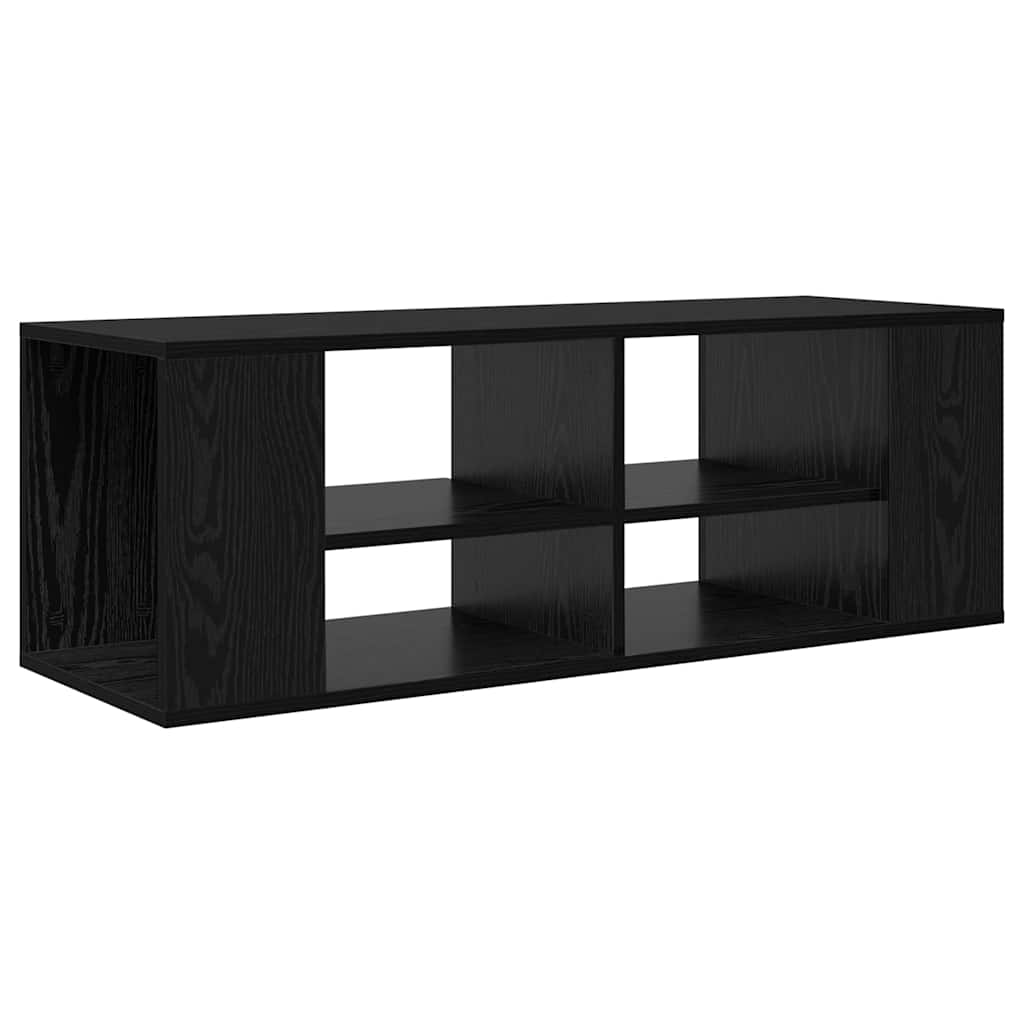 TV-møbelsæt 102 x 35 x 35 cm Sort eg Konstrueret træ