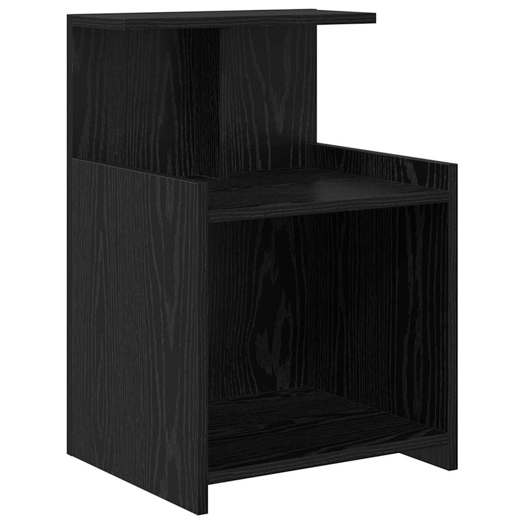 Natskab 2 stk. Sort eg 40 x 35 x 60 cm Konstrueret træ