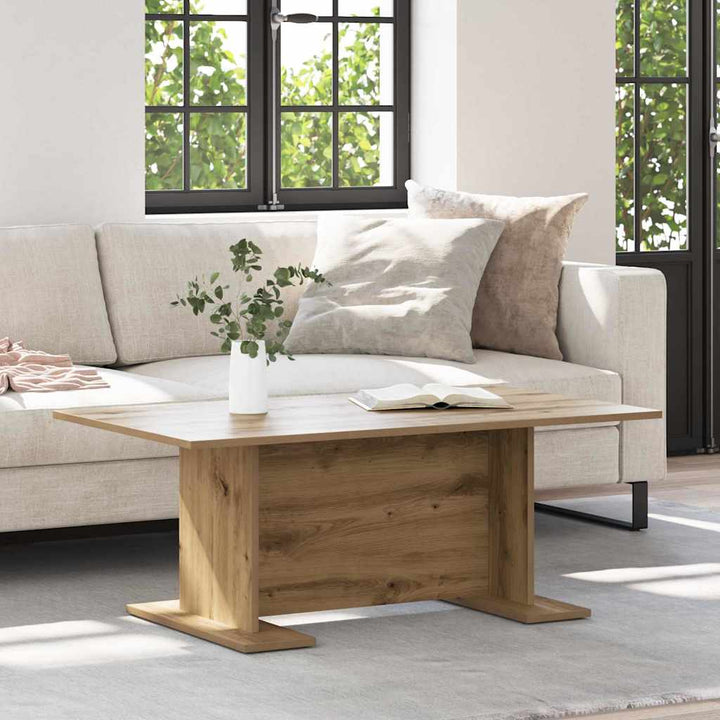 Sofabord artisan eg 103,5 x 60 x 40 cm Konstrueret træ