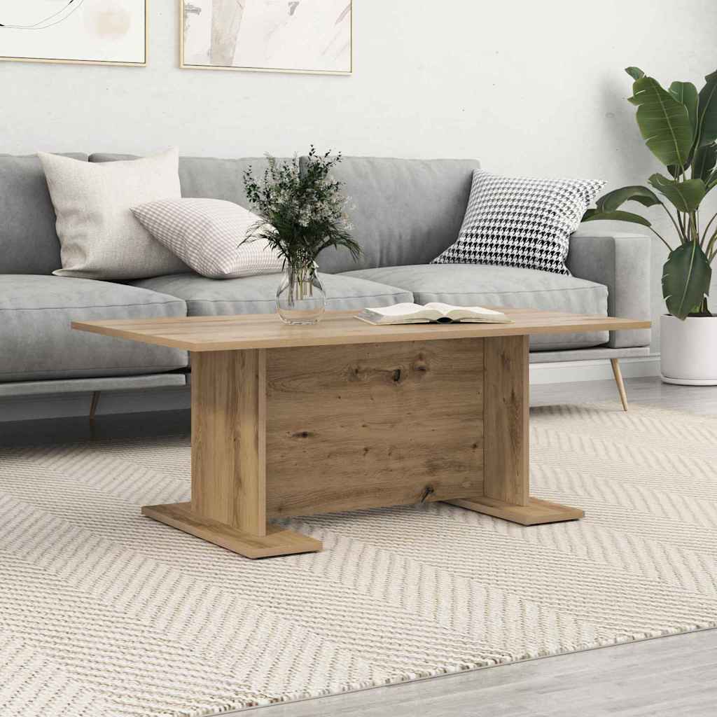 Sofabord artisan eg 103,5 x 60 x 40 cm Konstrueret træ