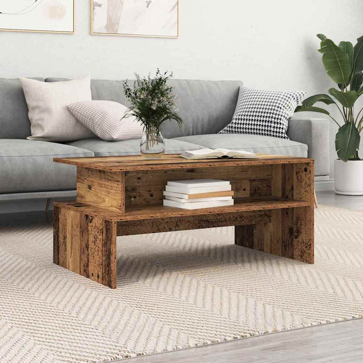Sofabord Gammelt træ 90 x 55 x 42,5 cm Konstrueret træ