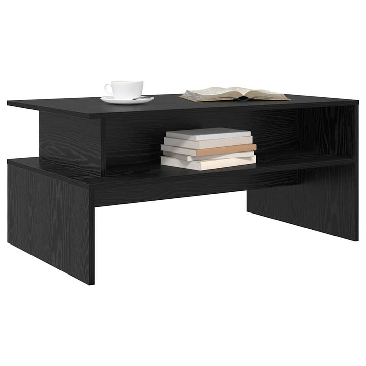 Sofabord Sort eg 90 x 55 x 42,5 cm Konstrueret træ