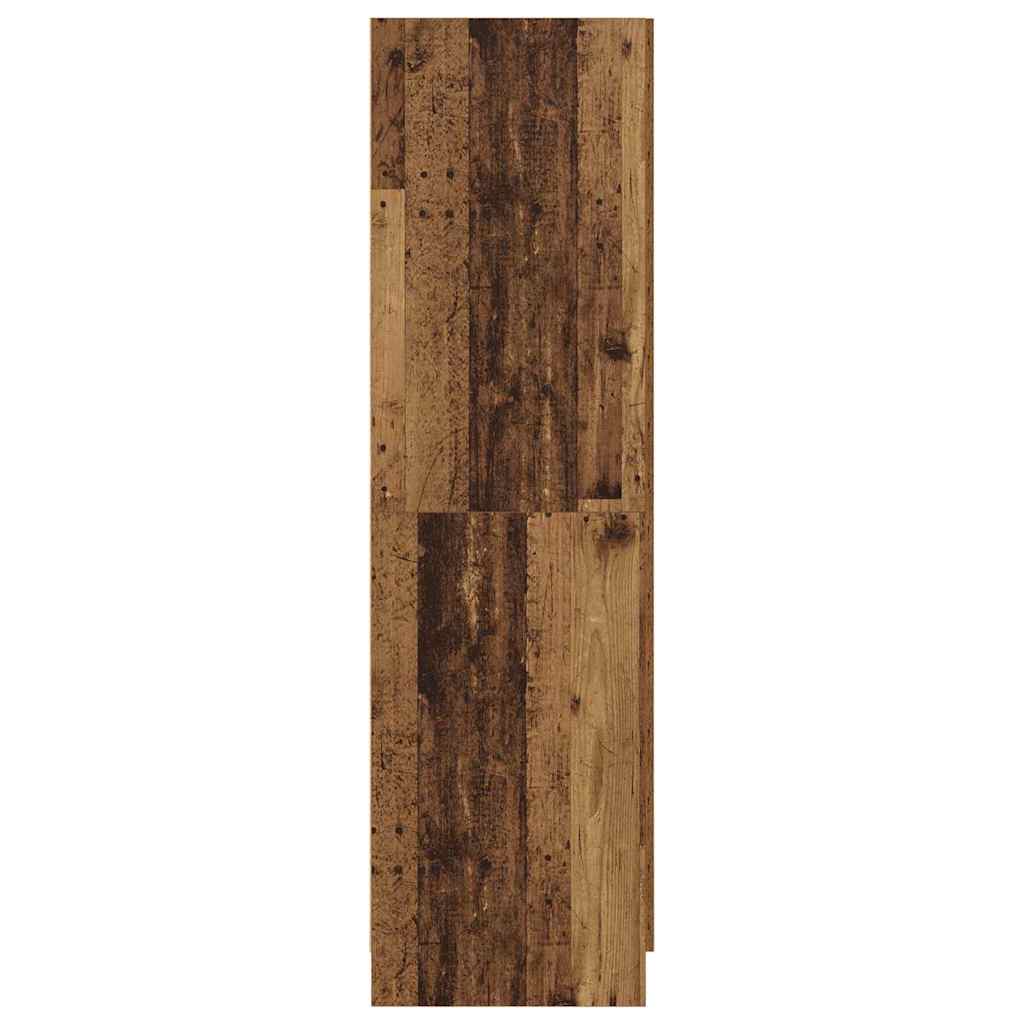 Garderobeskab Gammelt træ 82,5 x 51,5 x 180 cm Konstrueret træ