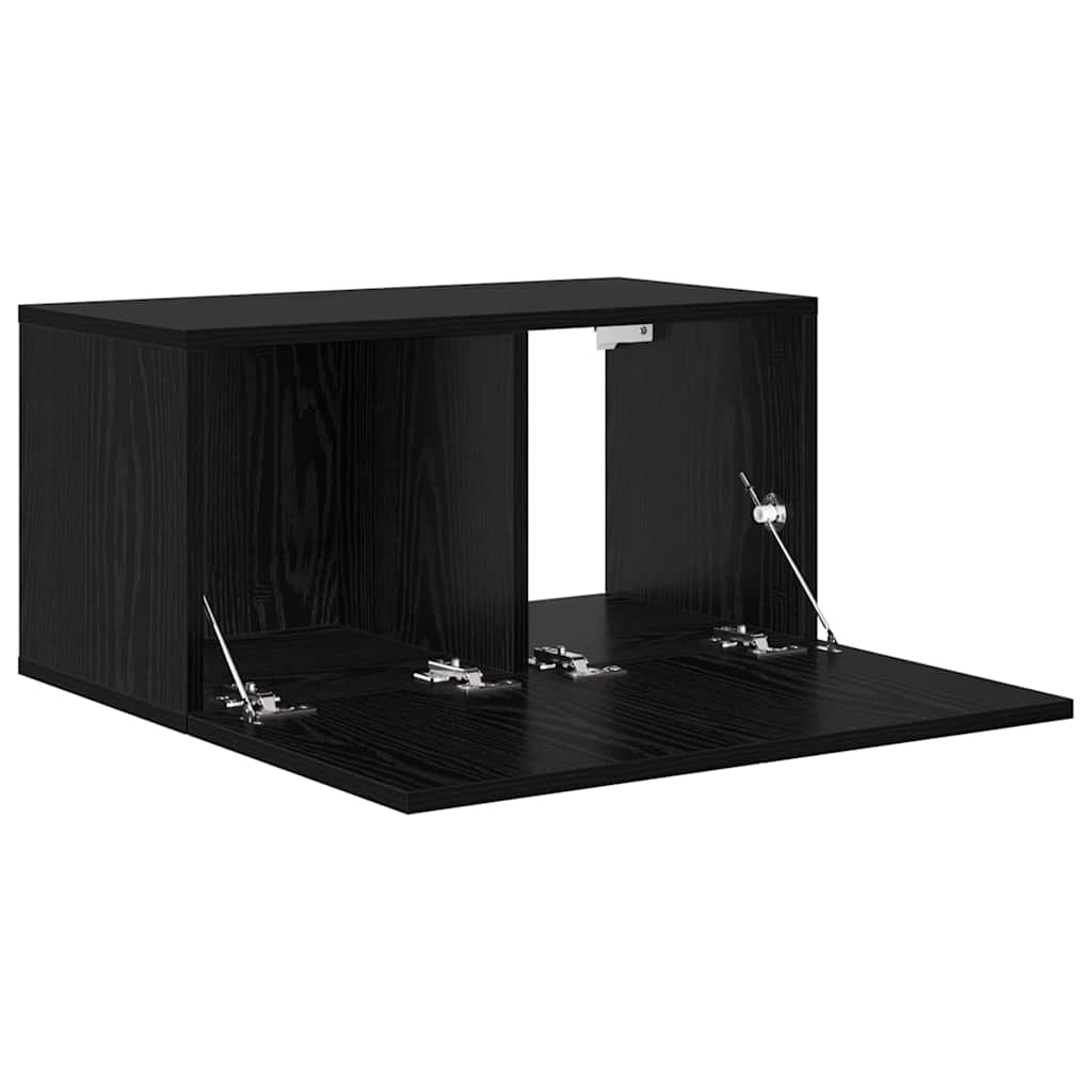 TV-møbelsæt 60 x 30 x 30 cm Sort Konstrueret træ
