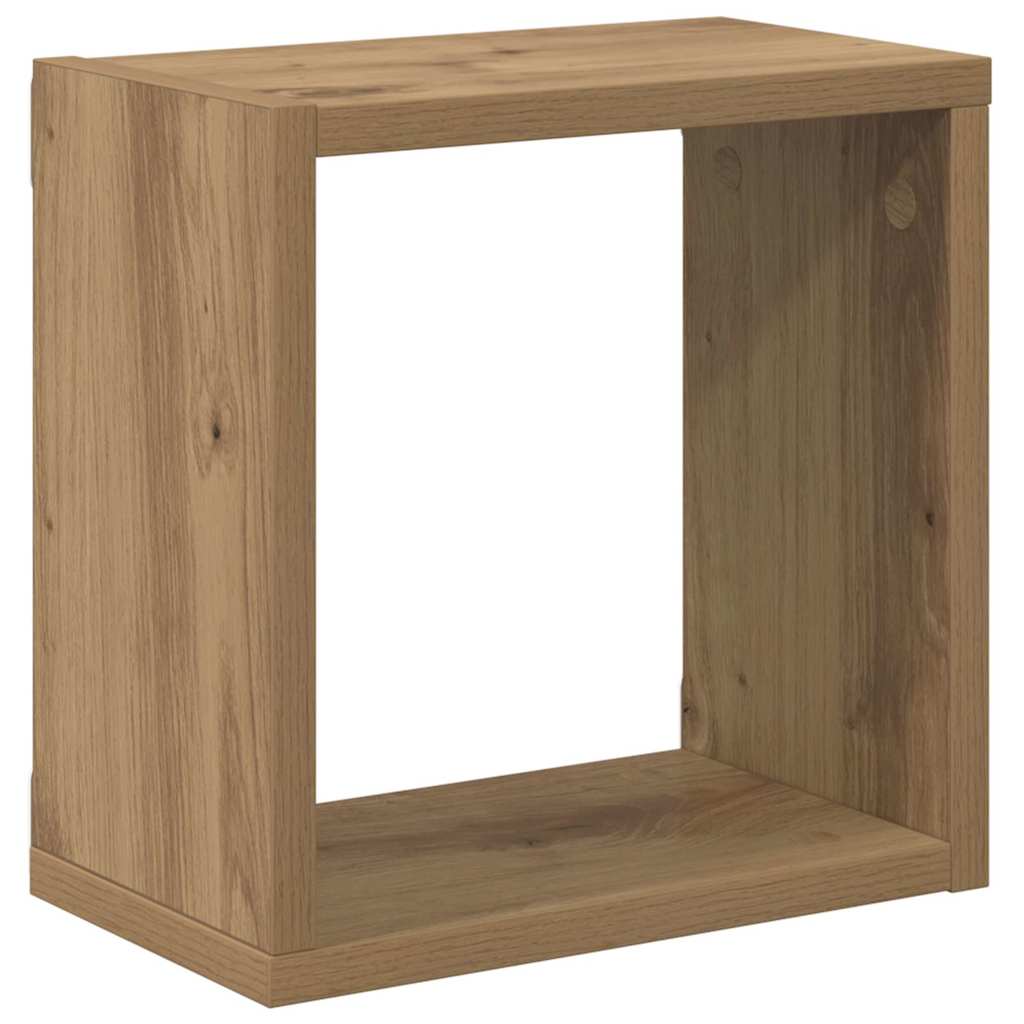 Væghylder Vægmonteret 2 stk. Artisan Egetræ Konstrueret træ