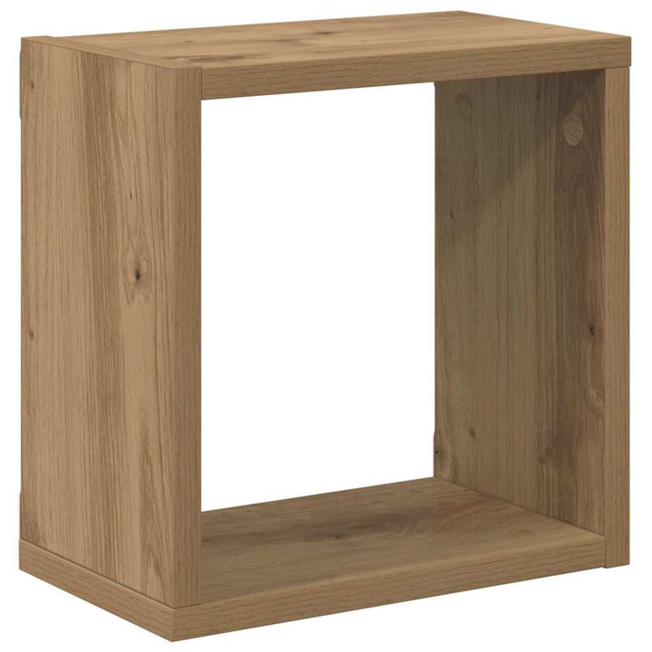 Væghylder Vægmonteret 2 stk. Artisan Egetræ Konstrueret træ