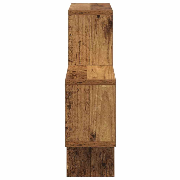 Væghylde med hylde Gammelt træ 82 x 15 x 51 cm Konstrueret træ