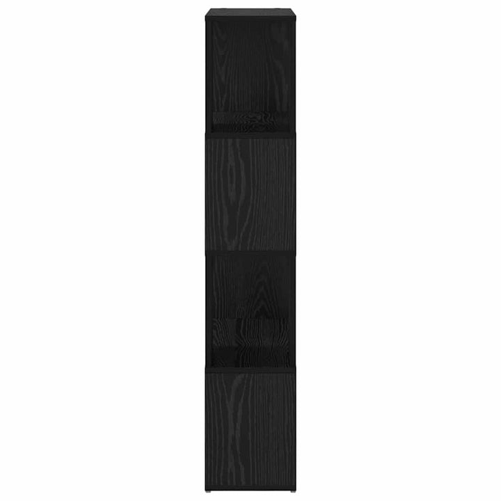 TV-møbelsæt Vægmonteret Sort 60 x 24 x 125,5 cm Konstrueret træ