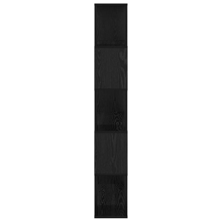 TV-møbelsæt Vægmonteret Sort 80 x 24 x 156 cm Konstrueret træ