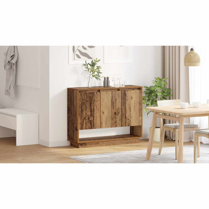 Sideboard Gammelt træ 97 x 29 x 75 cm Konstrueret træ