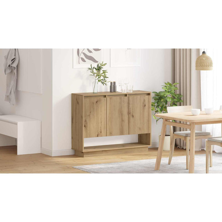 Sideboard Artisan Egetræ 97 x 29 x 75 cm Konstrueret træ