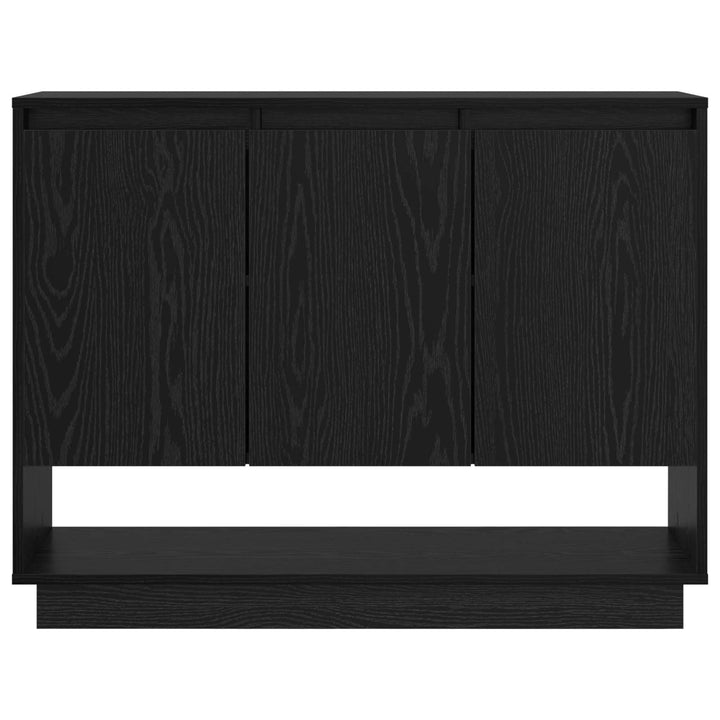 Sideboard Sort eg 97 x 29 x 75 cm Konstrueret træ