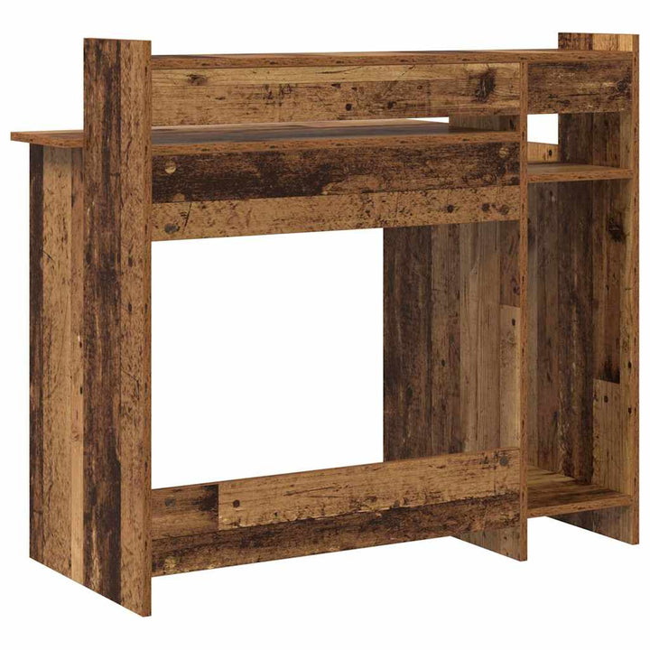 Bord med hylde Gammelt træ 97 x 45 x 90 cm Konstrueret træ
