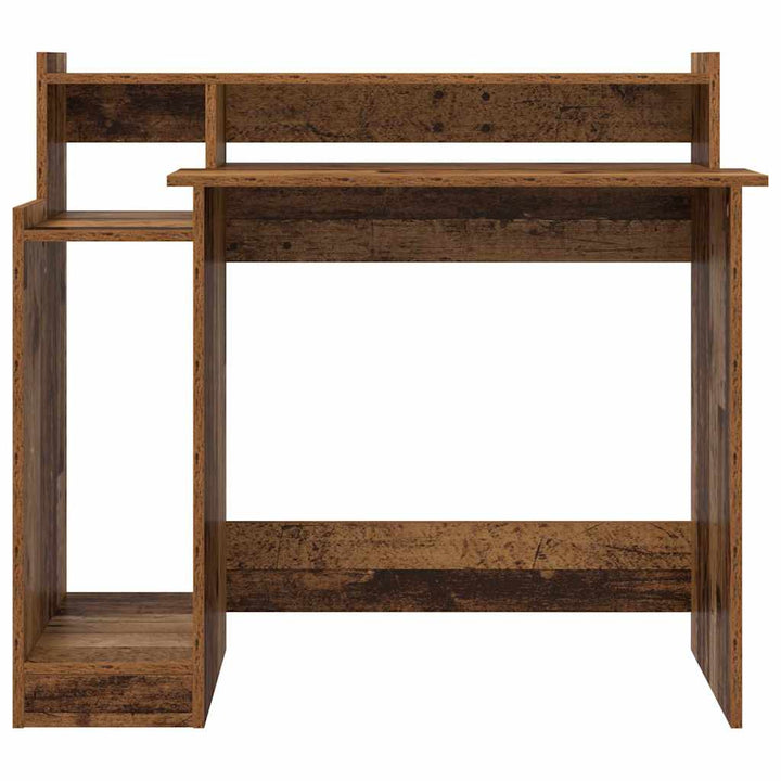 Bord med hylde Gammelt træ 97 x 45 x 90 cm Konstrueret træ