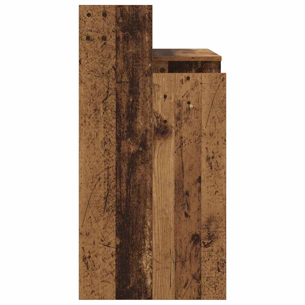 Bord med hylde Gammelt træ 97 x 45 x 90 cm Konstrueret træ