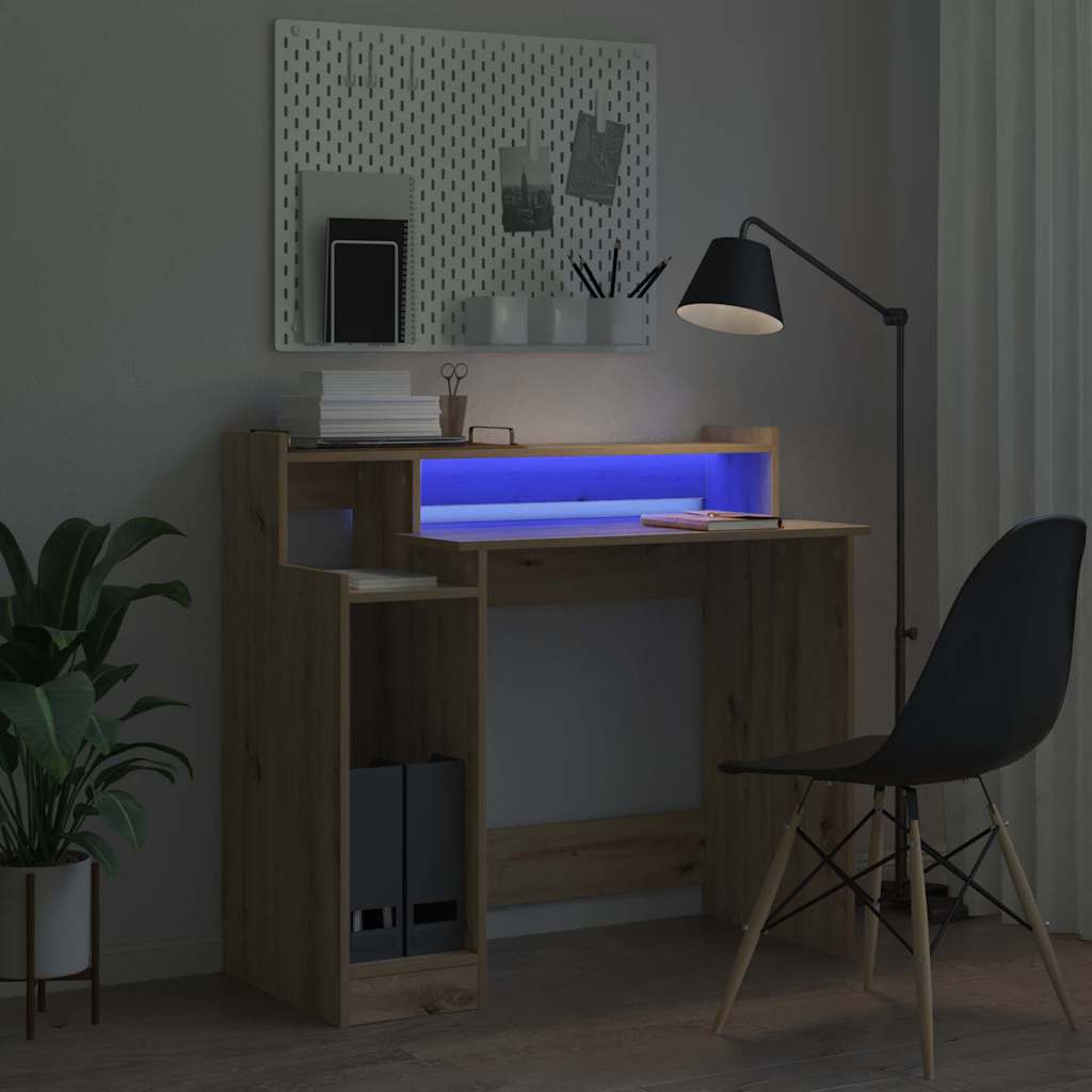 Bord Artisan Egetræ Konstrueret træ 97 x 45 x 90 cm