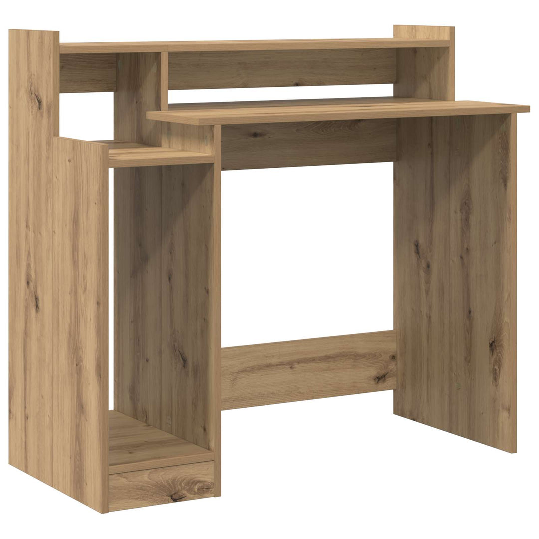 Bord med hylde Artisan Egetræ 97 x 45 x 90 cm Konstrueret træ