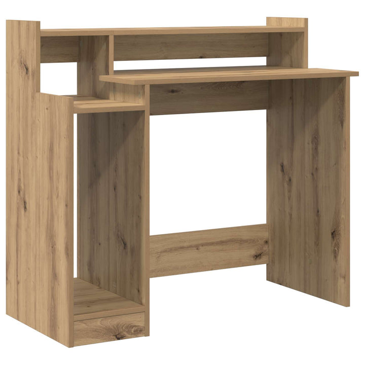 Bord med hylde Artisan Egetræ 97 x 45 x 90 cm Konstrueret træ