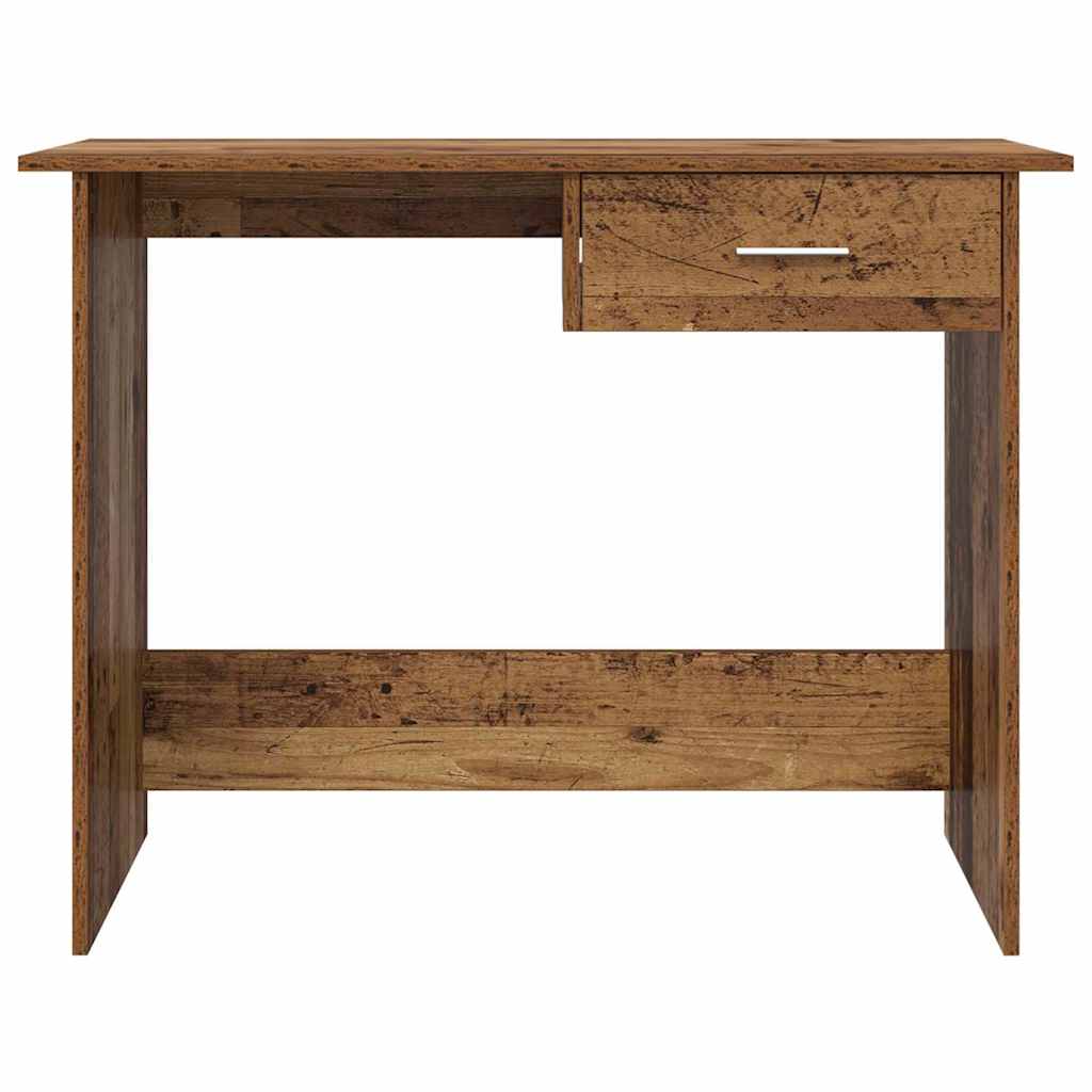 Bord med skuffe Gammelt træ 100 x 50 x 76 cm Konstrueret træ