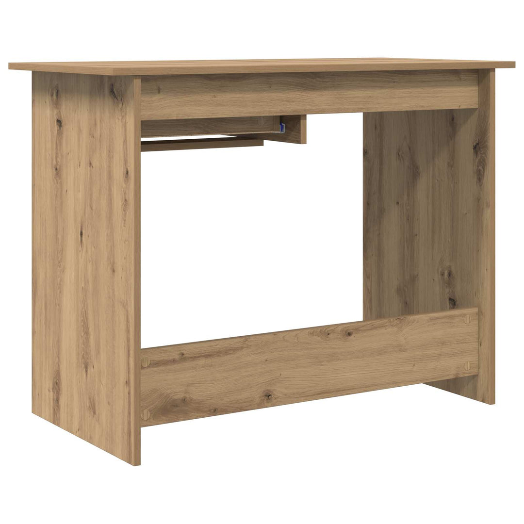 Bord med skuffe Artisan Egetræ 100 x 50 x 76 cm Konstrueret træ