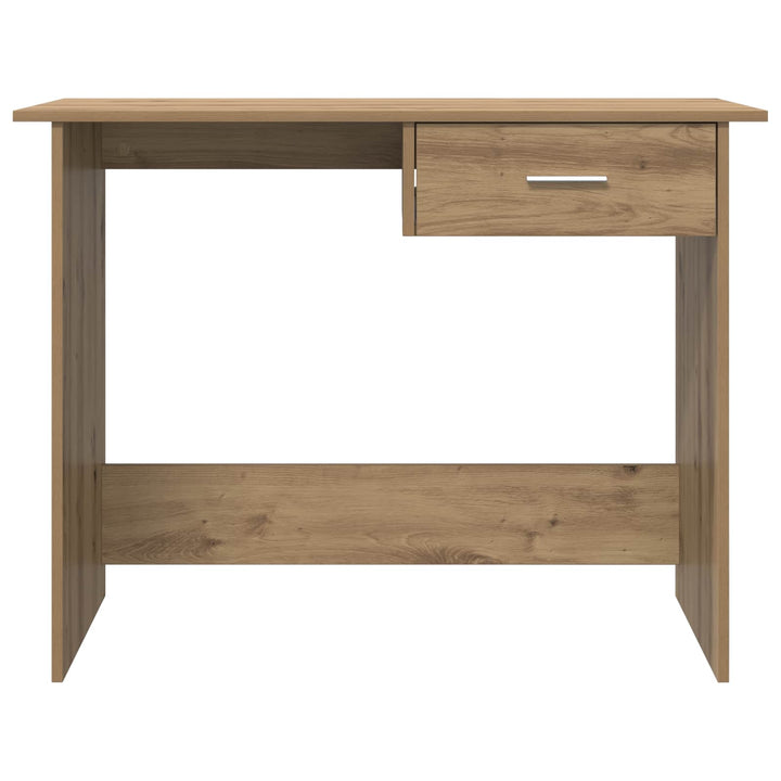 Bord med skuffe Artisan Egetræ 100 x 50 x 76 cm Konstrueret træ