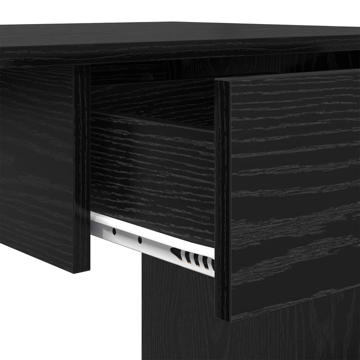 Bord med skuffe Sort eg 100 x 50 x 76 cm Konstrueret træ