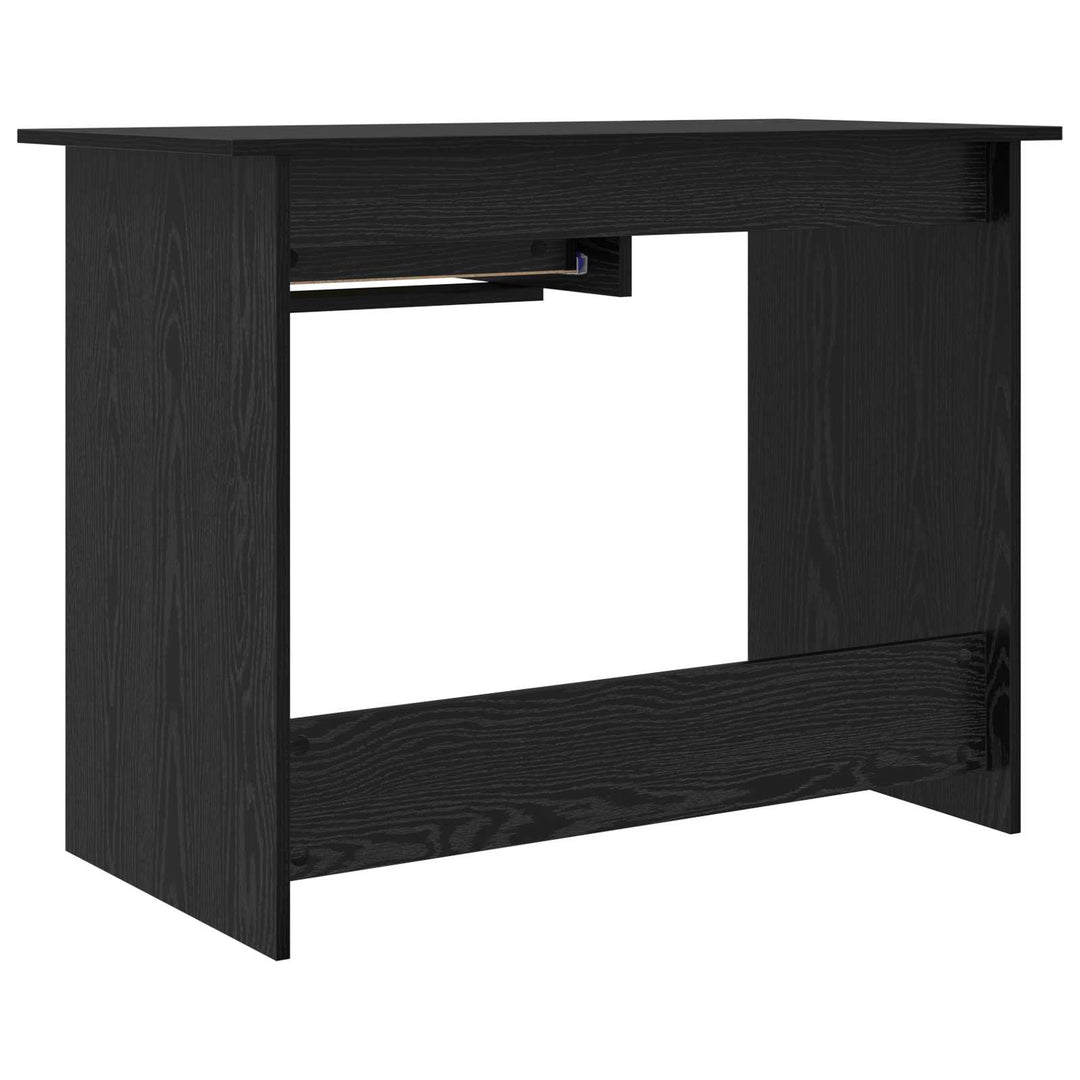 Bord med skuffe Sort eg 100 x 50 x 76 cm Konstrueret træ