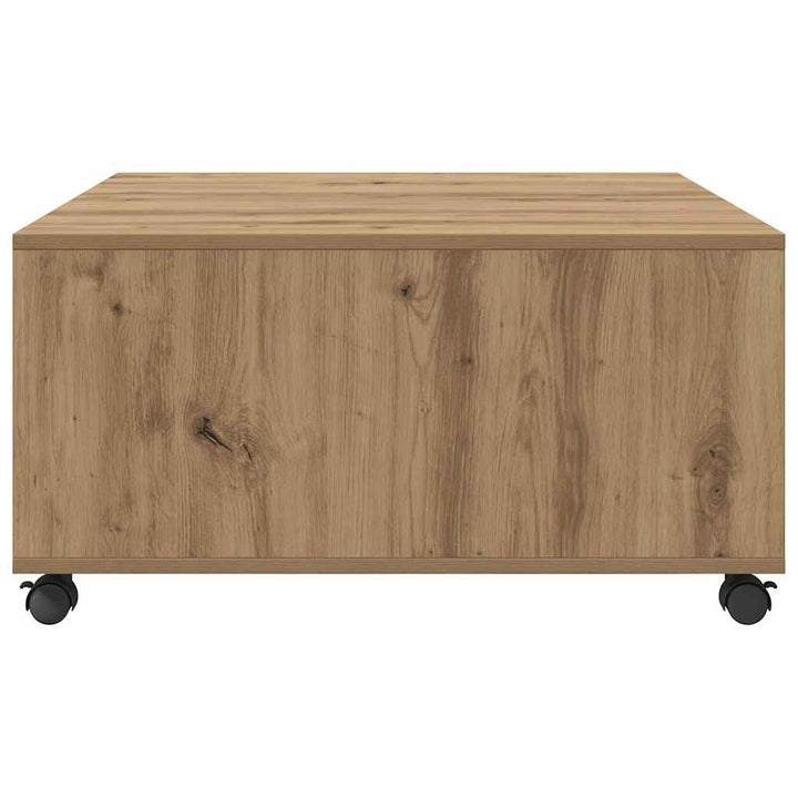 Sofabord Artisan Egetræ 75 x 75 x 38 cm Konstrueret træ