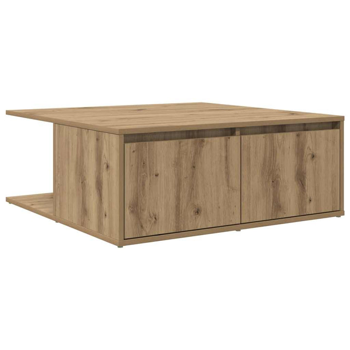 Sofabord artisan eg 80 x 80 x 31 cm Konstrueret træ