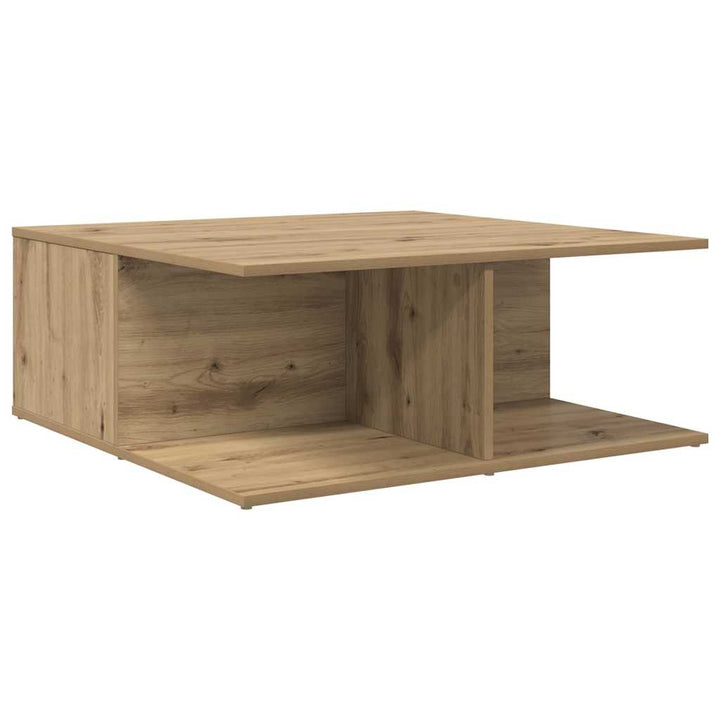 Sofabord artisan eg 80 x 80 x 31 cm Konstrueret træ