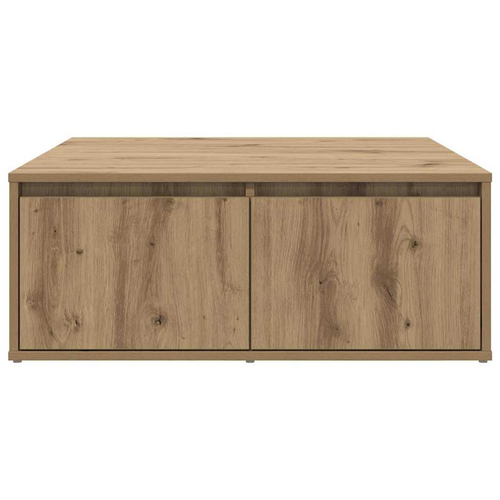Sofabord artisan eg 80 x 80 x 31 cm Konstrueret træ