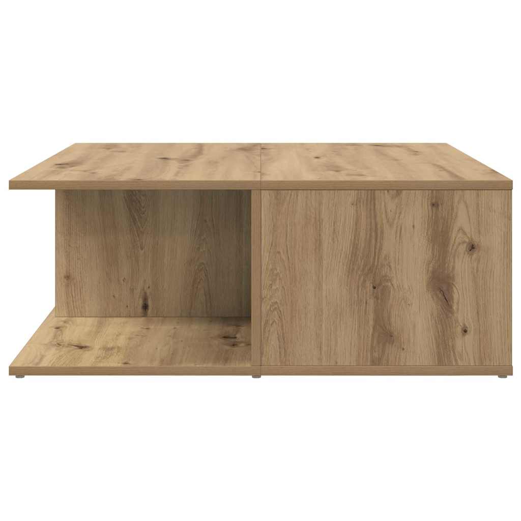 Sofabord artisan eg 80 x 80 x 31 cm Konstrueret træ