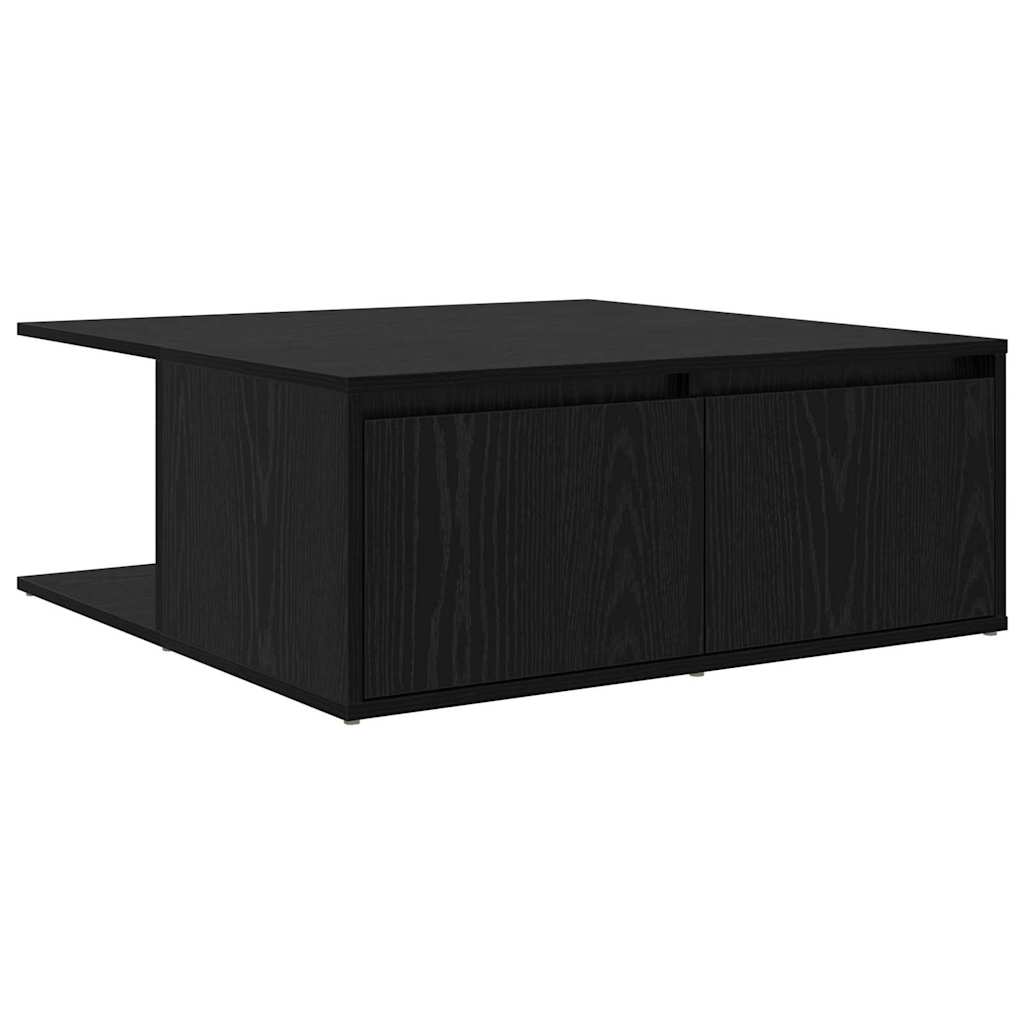 Sofabord Sort eg 80 x 80 x 31 cm Konstrueret træ
