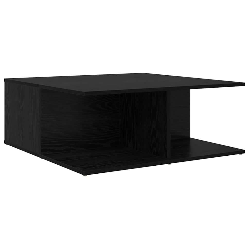 Sofabord Sort eg 80 x 80 x 31 cm Konstrueret træ