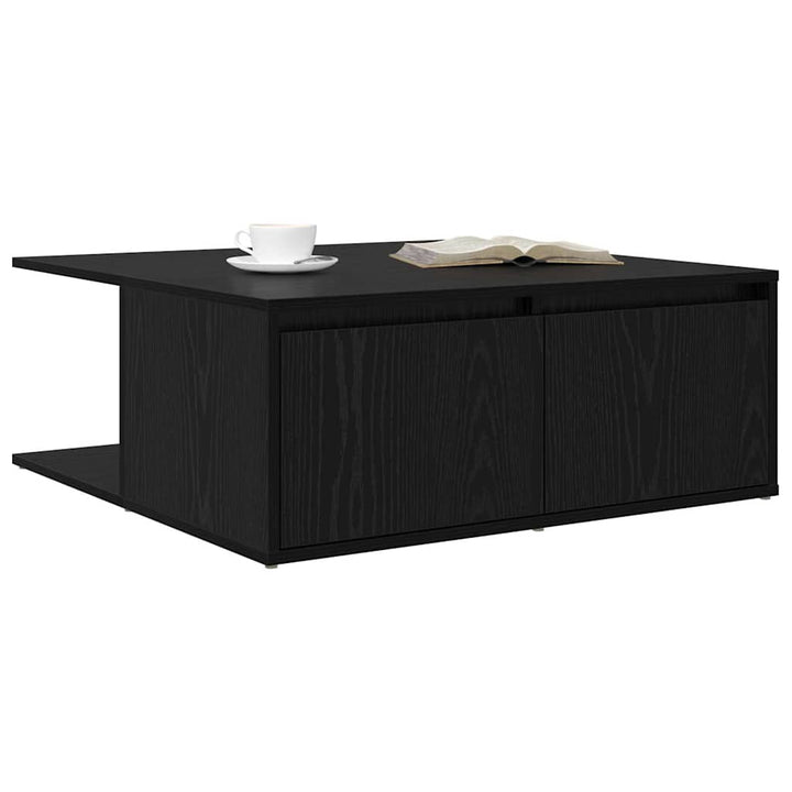 Sofabord Sort eg 80 x 80 x 31 cm Konstrueret træ