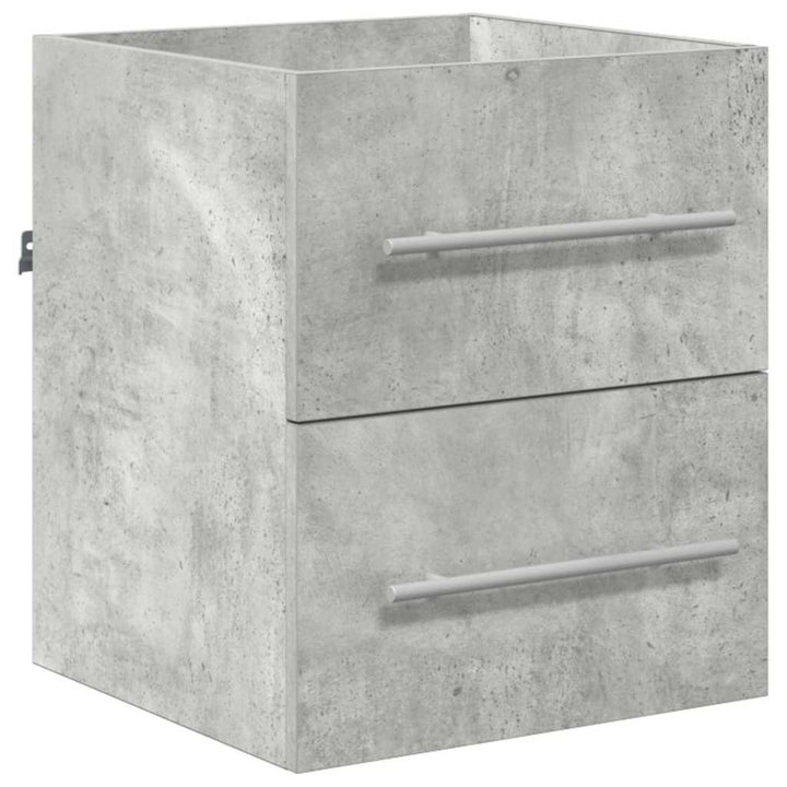 Badeværelsesmøbel sæt Grå 41 x 38,5 x 48 cm Samlet træ og metal