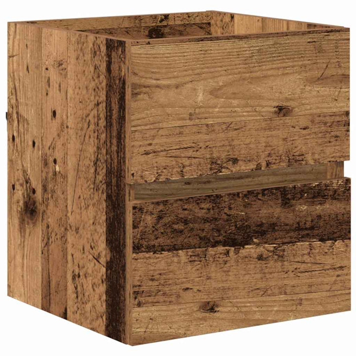 Badeværelsesskab Gammelt træ 41 x 38,5 x 45 cm Konstrueret træ